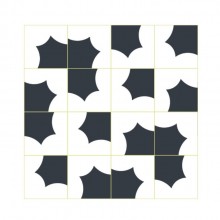 Azulejo Decorado Parano Paulo Niemeyer 15,5x15,5cm
